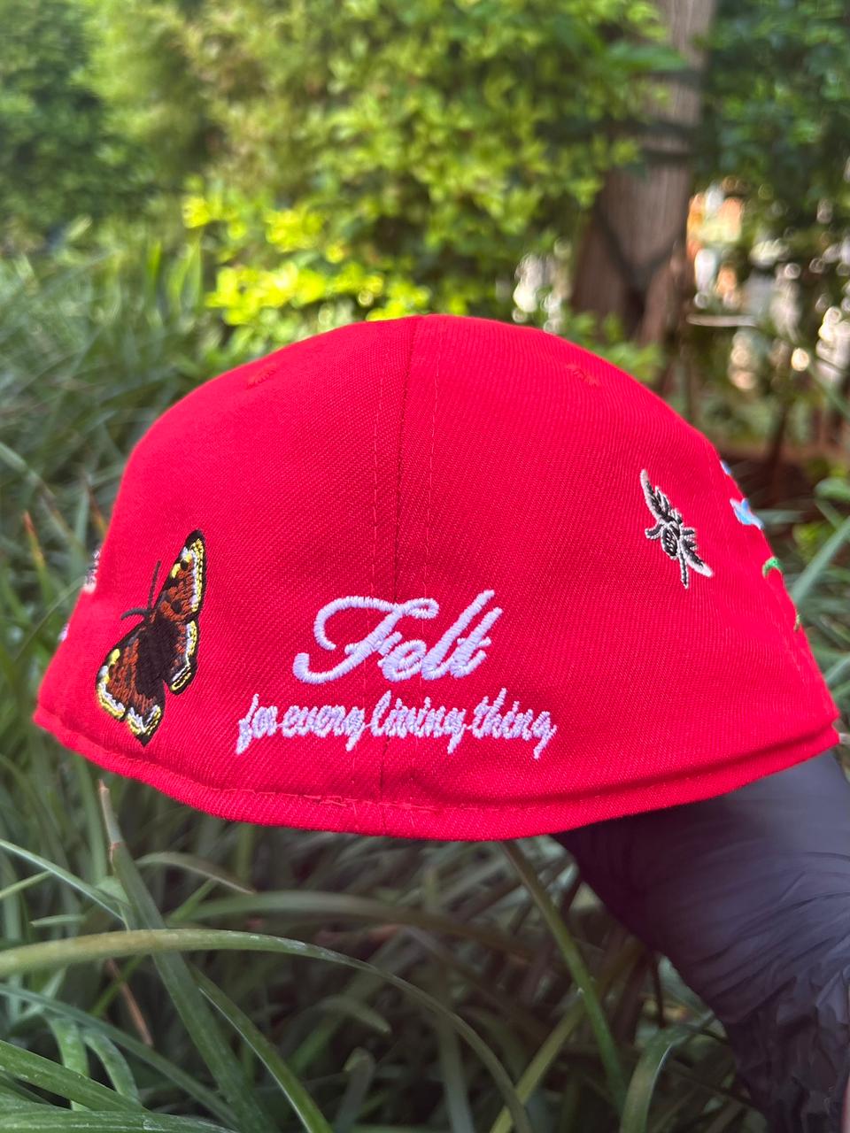 New Era Chicago Bulls Felt Black White 59Fifty 5950 Patch Fitted Cap Hat