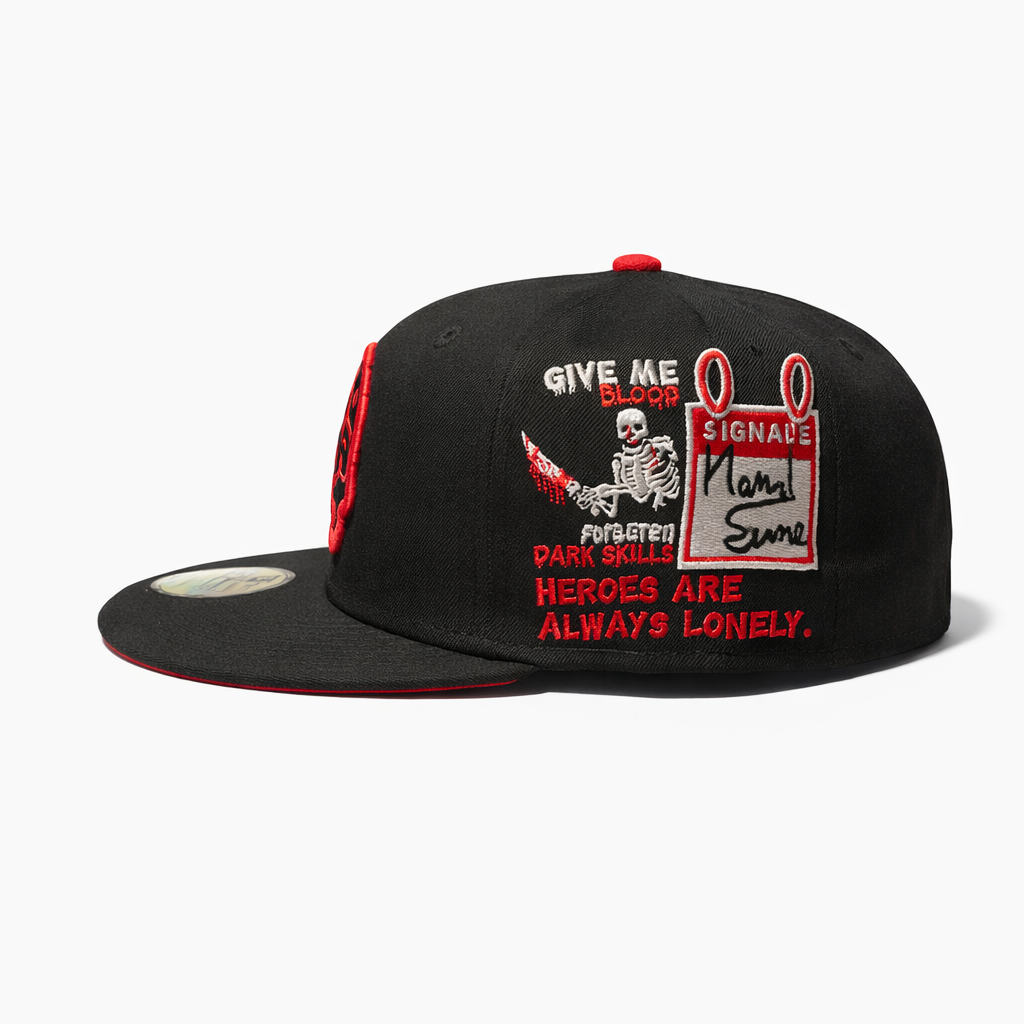 Club Tijuana New Era 59FIFTY Sugar Skull Fitted Hat - Black