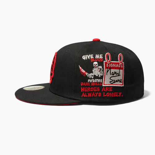 Club Tijuana New Era 59FIFTY Sugar Skull Fitted Hat - Black