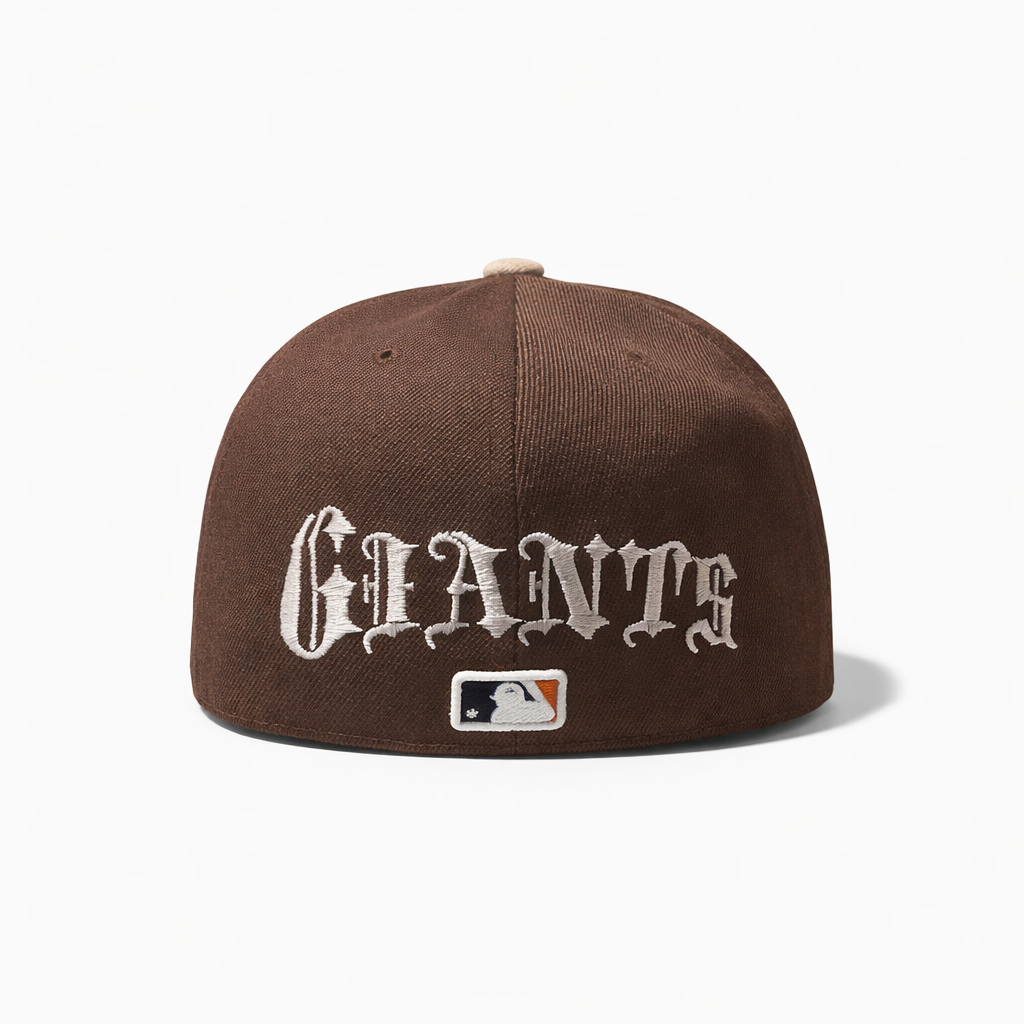 San Francisco Giants MLB Team Wings Dark Brown 59FIFTY Fitted Cap