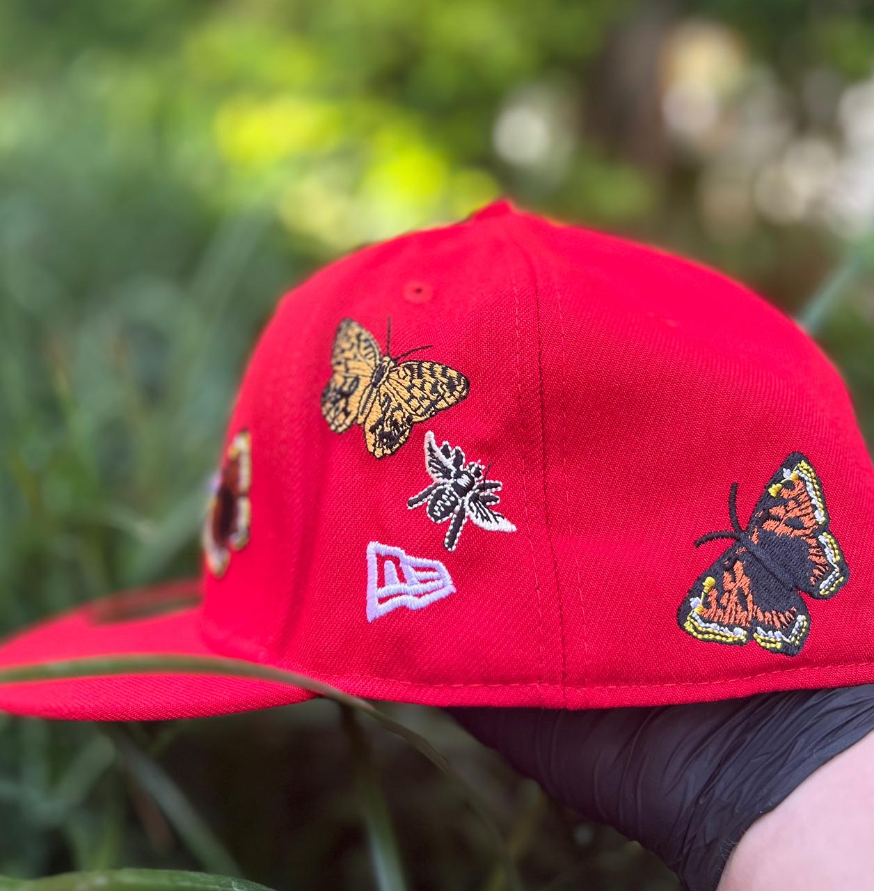 New Era Chicago Bulls Felt Black White 59Fifty 5950 Patch Fitted Cap Hat