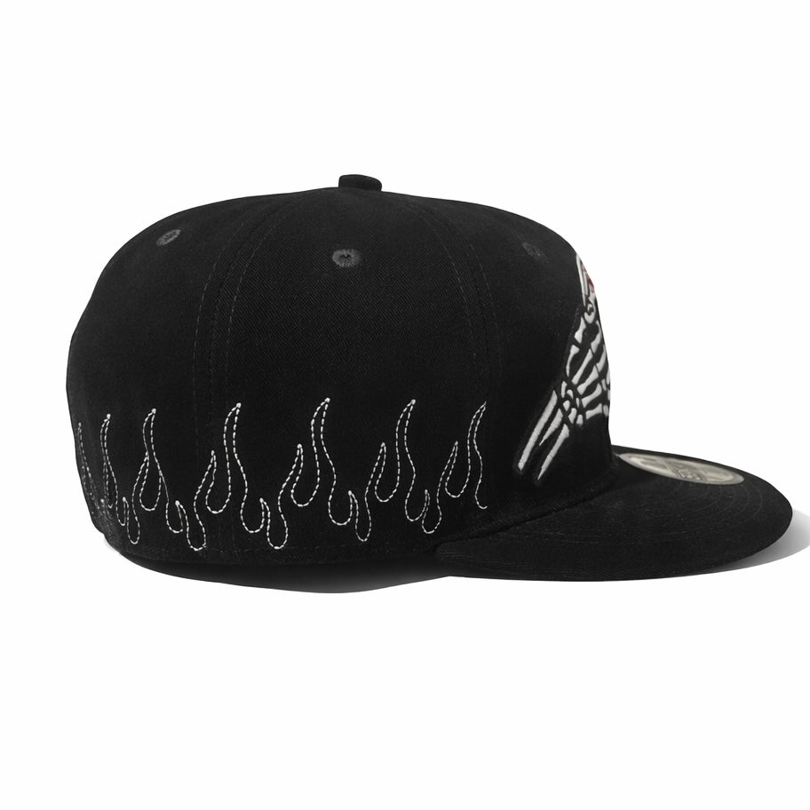 Black New Era Los Angeles Dodgers skeletal