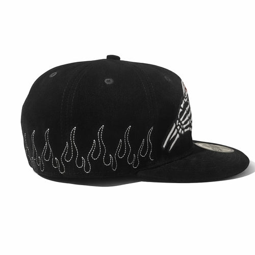 Black New Era Los Angeles Dodgers skeletal
