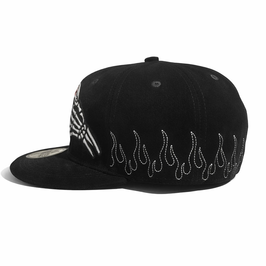 Black New Era Los Angeles Dodgers skeletal