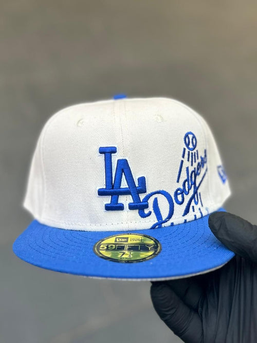 Los Angeles Dodgers New Era Cream/Royal Lonestar 59FIFTY Fitted Cap