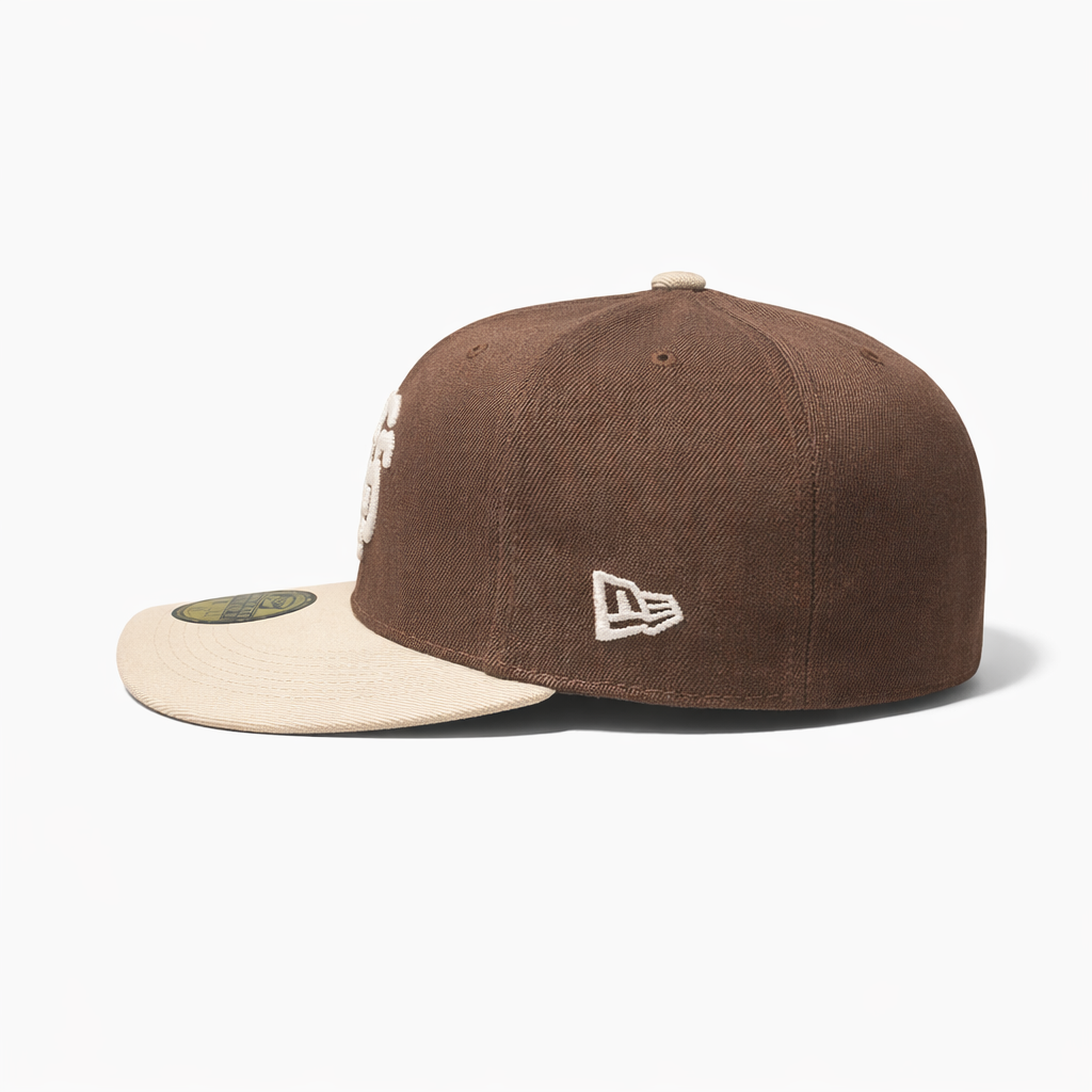 San Francisco Giants MLB Team Wings Dark Brown 59FIFTY Fitted Cap