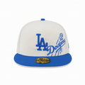 Los Angeles Dodgers New Era Cream/Royal Lonestar 59FIFTY Fitted Cap