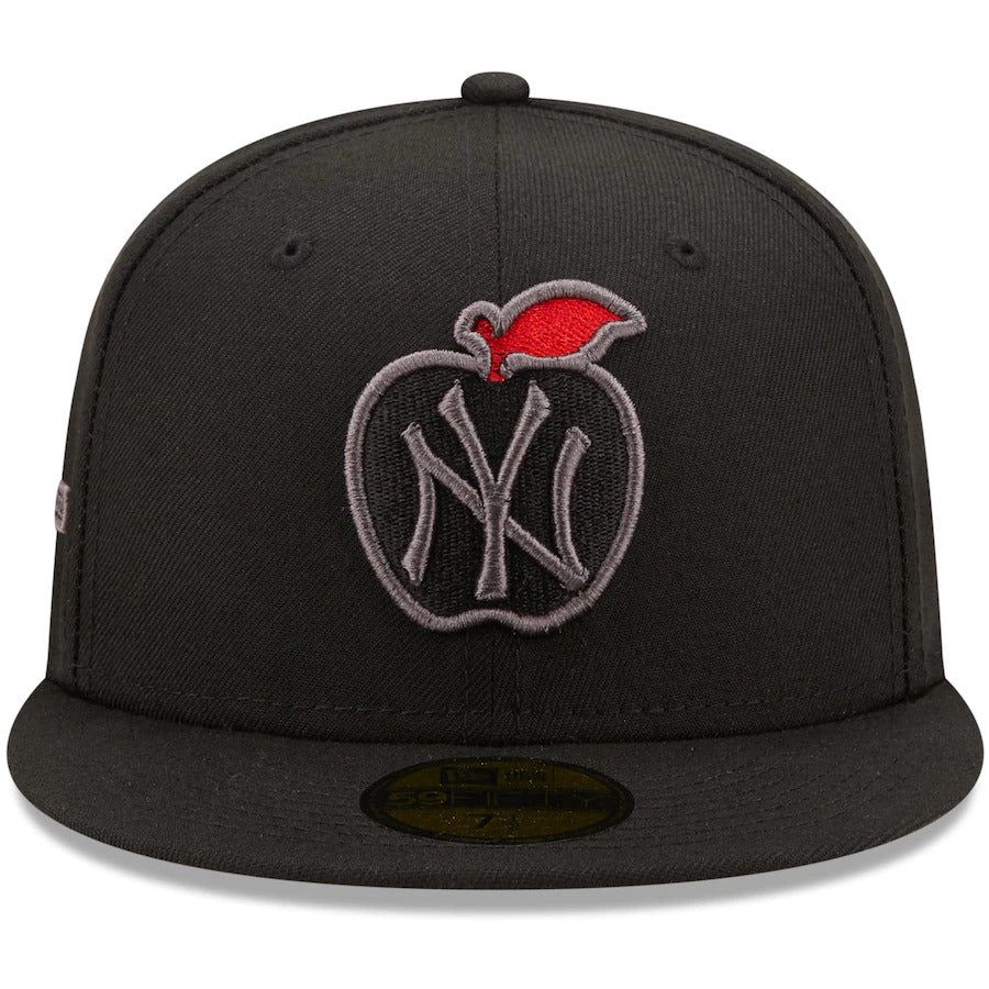 New York Yankees New Era 59FIFTY Fitted Cap "Apple- Black"