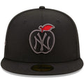 New York Yankees New Era 59FIFTY Fitted Cap "Apple- Black"